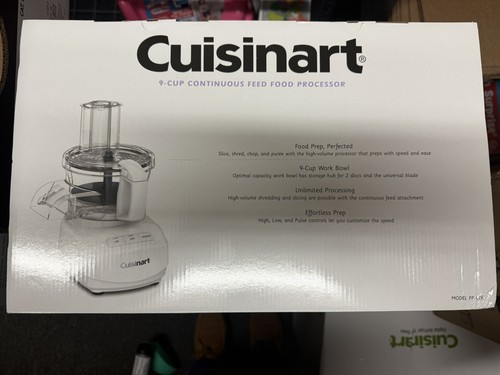 9-Cup Continuous Feed Food Processor ~ NEW FP-9CF White - Picture 4 of 5