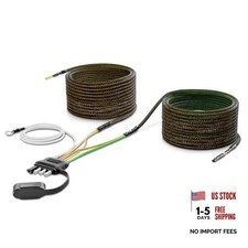 4 Pin 5 Wire Trailer Wiring Harness - 50FT for Rewiring Both-Side Taillights,
