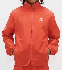New Balance Made in USA Cycling Jacket Windbreaker Water Resistant Mens Sz L ZIP
