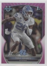 2022 Bowman U Chrome Pink Refractor Tony Grimes #75 1jj7