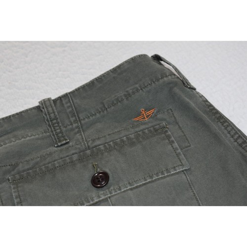 Dockers Cargo Pants Work Mens Size 38 x 27 Short Length Green Flat Front Cotton - Picture 7 of 8