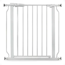 BalanceFrom Walk-Thru Safety Gate for Baby and Pets, White (Open Box)