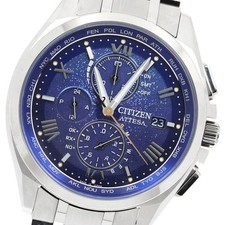 Citizen Attesa DEAR Collection H800-A1CDW01 Men's Watch Blue Titanium