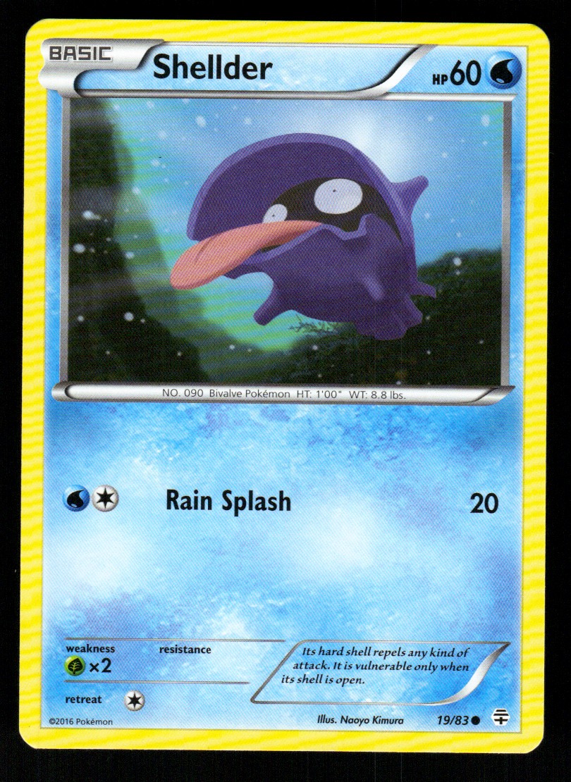 Shellder 31/146 XY Base Set Common NM