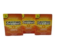 3 Pack - Campho Phenique Cold Sore Treatment Gel - 0.23 Ounce Each - Exp 01/28