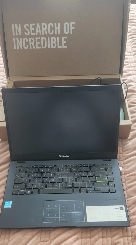 Portátil Asus E410K negro Intel Celeron N4 14" con ratón en caja original Foto 2 de 4