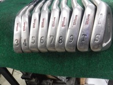 Nice Wilson Staff Dual Cavity forged iron set 3-sw graphite stiff