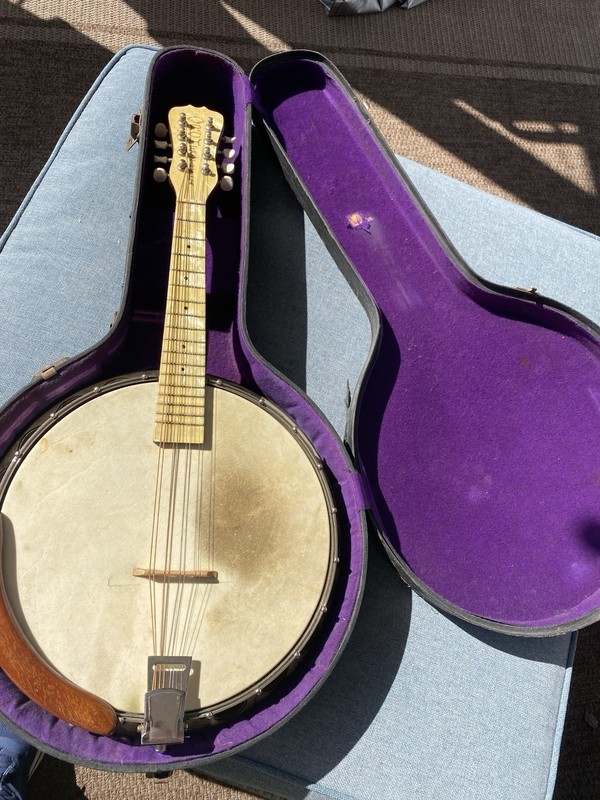 Gretsch Orchestrella Mandolin Banjo Banjolin 8 String. Vintage With Case