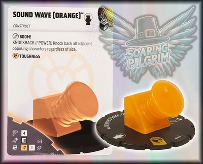 DC Heroclix  SOUND WAVE  (ORANGE) - s016 - CONSTRUCT  Lantern Legacy Set