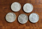 1964 D Kennedy Half Dollar 90% Silver Lot Of 5 Condition Varies 2.50 Face Value