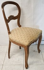 Antica Sedia Francese epoca Luigi Filippo Legno Mogano Seduta Francia XIX sec (2