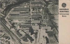 General Electric Schenectady Works New York NY Aerial View Industrial Postcard