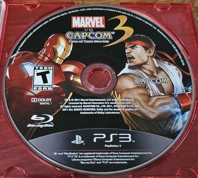 Marvel vs. Capcom 3: Fate of Two Worlds (PS3) DISC ONLY
