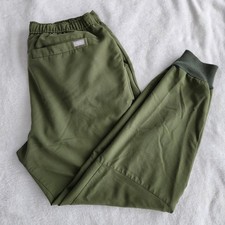 FIGS Technical Collection Olive Green Scrub Pants XL Tall TW2000T Cargo Mens