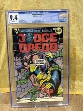 Judge Dredd #12 Eagle Comics (1984) CGC 9.4 Graded Comic New Slab WHITE Pages