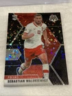 2021 Panini Mosaic UEFA Euro 2020 # 1/1 Sebastian Walukiewicz #65 RC Black Disco