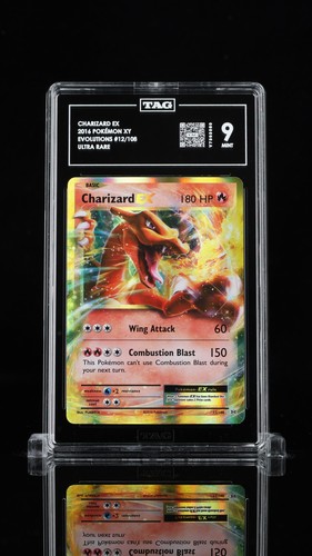 Charizard-EX graded TAG 9 for sale on eBay