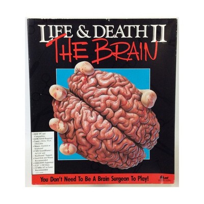 Software Toolwork Computer Game Life & Death II - The Brain VG/EX