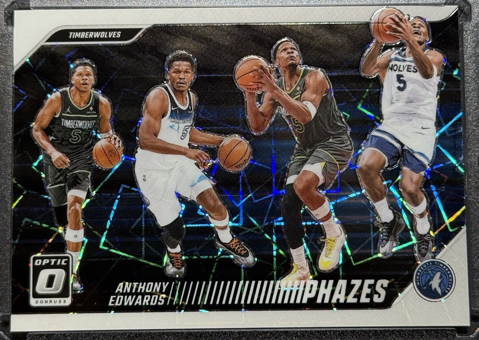 2024-25 Panini Donruss Optic ANTHONY EDWARDS Phazes CASE HIT SSP #10 🔥🔥