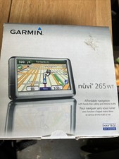 Garmin GPS Satellite Navigation System Nüvi 265 WT , With Original Box