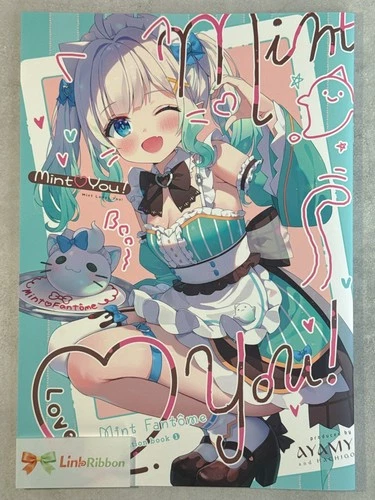 VTuber Mint Fantome hachigo ayami Doujinshi Art Book A4 24p COMIC1 26