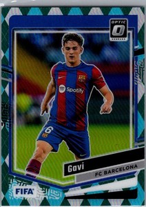 2023-24 Panini Donruss Fifa - Optic Gavi #112 Argyle Prizm Barcelona
