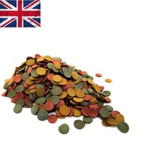 16mm Sinking Algae Wafers with Spirulina and Garlic for All Fish - 25g Pack