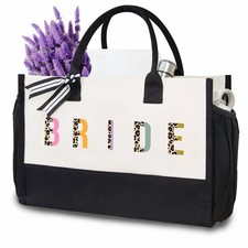 Canvas Tote Bag For Women, Summer Gift Ideas - Minimalism Tote Bag - A00 Bride
