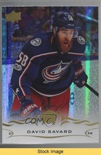 2018-19 Upper Deck Speckled Rainbow Foil David Savard #55 READ 0qr0