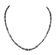 Turmalin Kette grün - Kristall Kette - Halskette 925 Silber - Steinkette V762