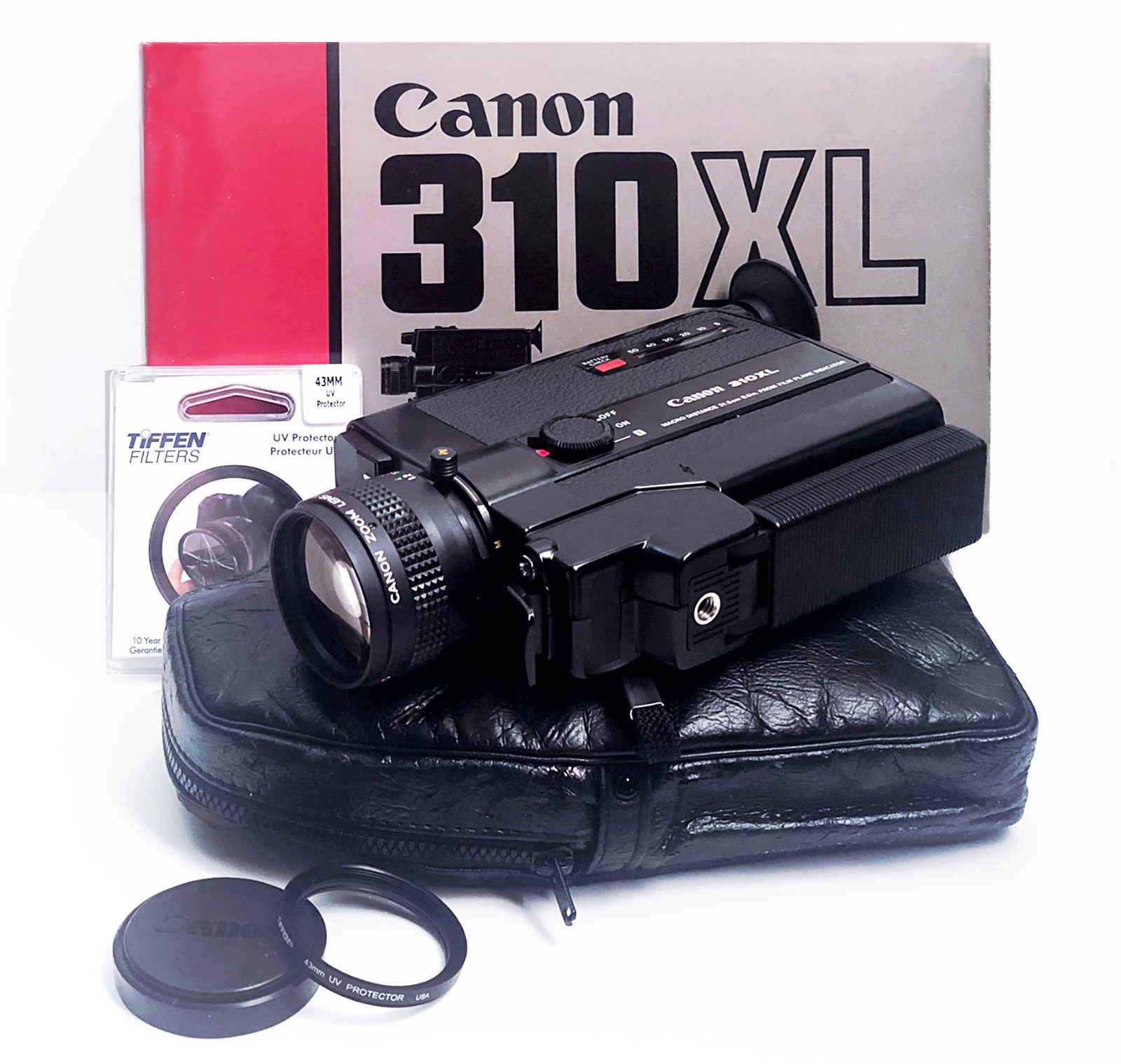 Canon 310xl Super 8 Movie Camera f/1.0 lens Fully Working Film Tested MINT Boxed