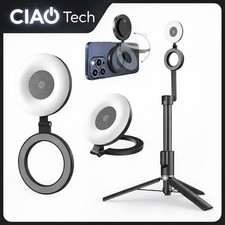 Magnetic Ring Light Selfie LED Phone Stand Rechargeable Touch Control