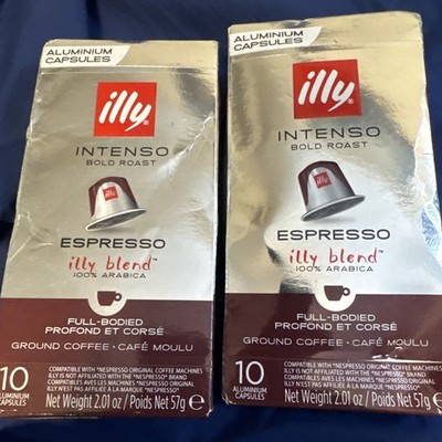 Illy Espresso Intense Bold Roast 20 Capsules best by 12/04/2026