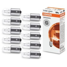 OSRAM T4W 12V 3893 4W ba9s GLÜHLAMPE STANDLICHT LAMPE ORIGINAL BIRNE 10x STÜCK 