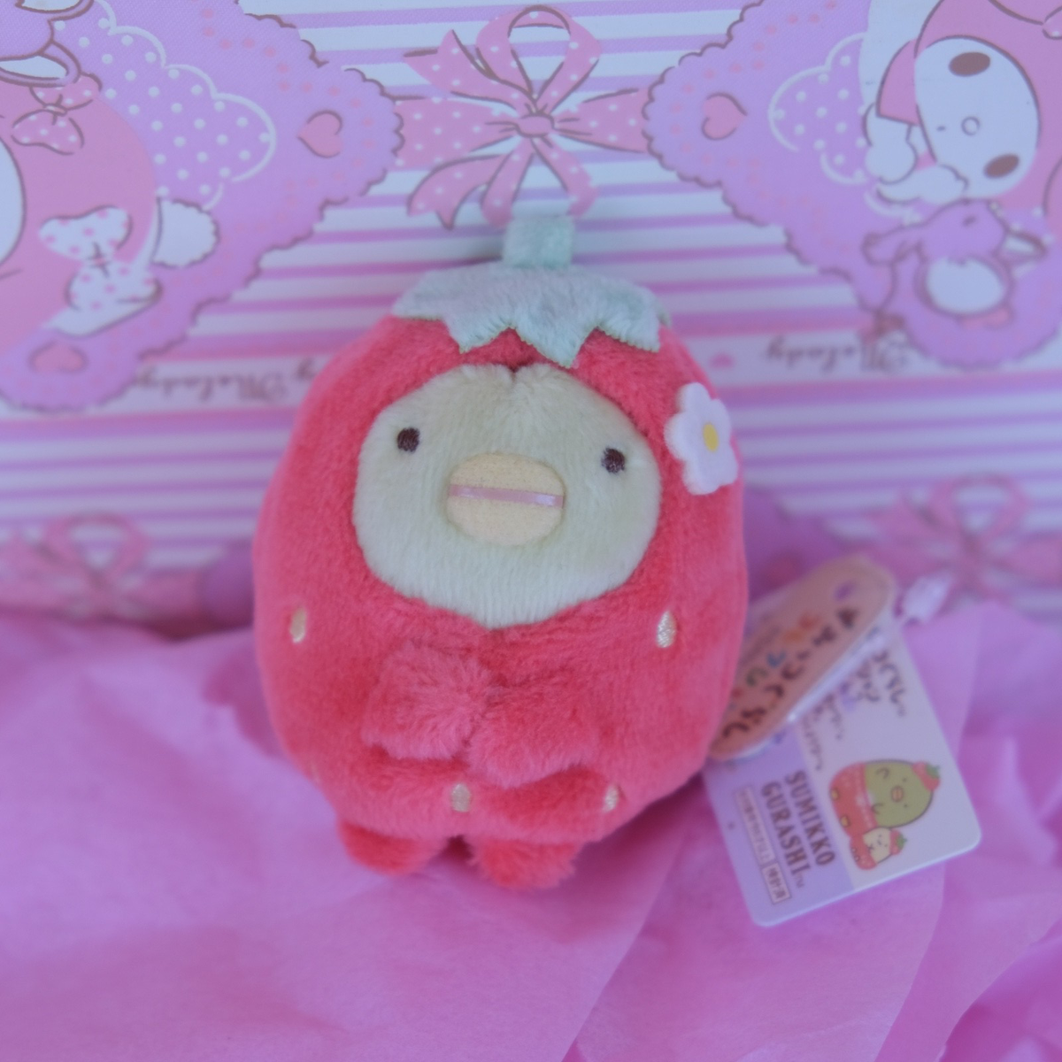 Sumikko Gurashi Tenori Plush Strawberry Fair 10 Pc Full Set OUT OF  display picture 1
