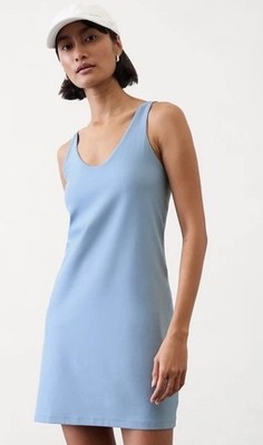 NWT Athleta Transcend Athletic Workout Dress Blue Size Medium M