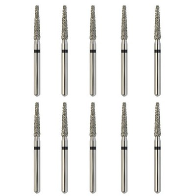 Dental Burs Diamond FG Shank Round End Taper 856/016SC Super Coarse Grit Black