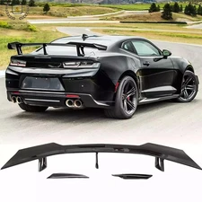 For 16-23 Chevy Camaro LT LS Gloss Black Rear Trunk Wing Spoiler 1LE Style