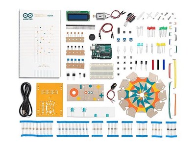 Official Starter Kit [K000007] - 12 DIY Projects with Electronic Components &...