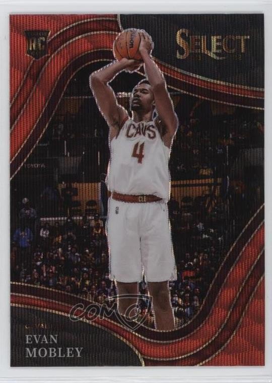 2021-22 Panini Select Courtside Red Wave Prizm Evan Mobley #272 4f5
