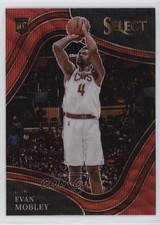 2021-22 Panini Select Courtside Red Wave Prizm Evan Mobley #272 4f5