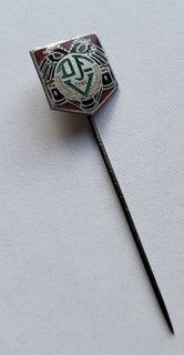 Vintage Duisburger Fussballverein 08 Duisburg Germany Football Club pin badge