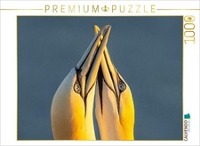 CALVENDO Puzzle Zwei Basst lpel beim Schn beln  1000 Teile Lege-Gr  e 64  48 c