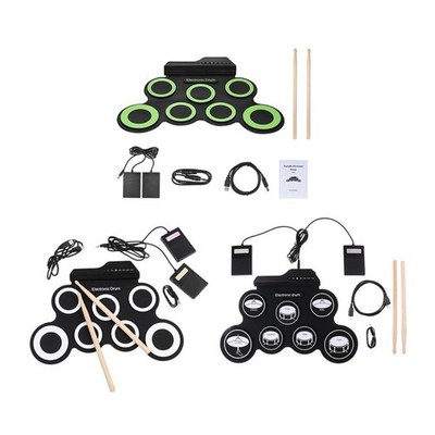 Digitales USB Roll Up Drum Set Silikagel Electronic Drum  mit Sticks