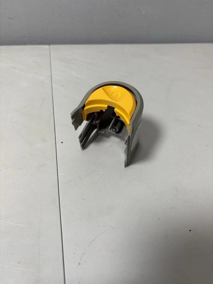 Genuine Dyson DC07 Switch Cover/Housing in Yellow & Silver/Grey - Used - Image 4 of 4