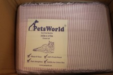PetsWorld Cat Litter Pads Fresh Scent 86 Count 11x17 Ragdoll Refill Open Box