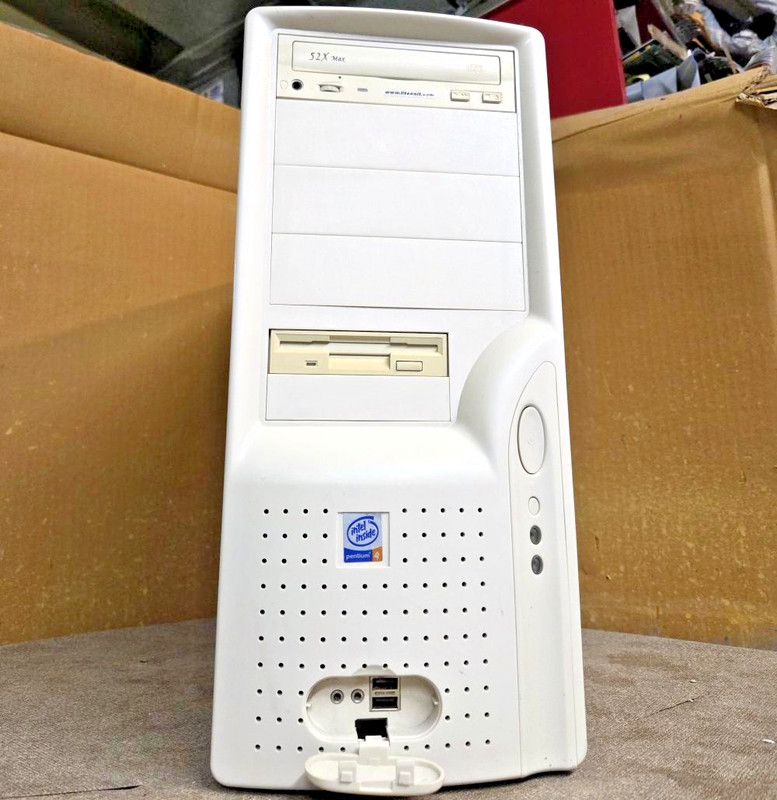 Retro 2002 P4 1.7 tower PC, GA-81DX, 100GB HD, TNT2 M64 AGP, clean Windows 98 SE