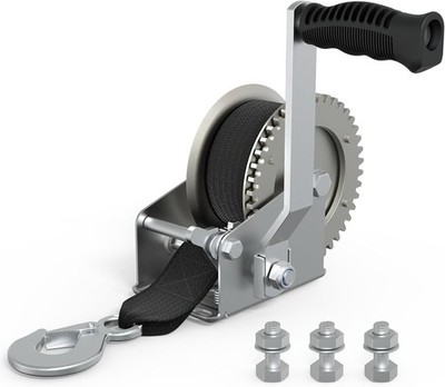 Boat Trailer Winch for Trailers, 1600 LB Heavy Duty Hand Manual Winch with 26FT