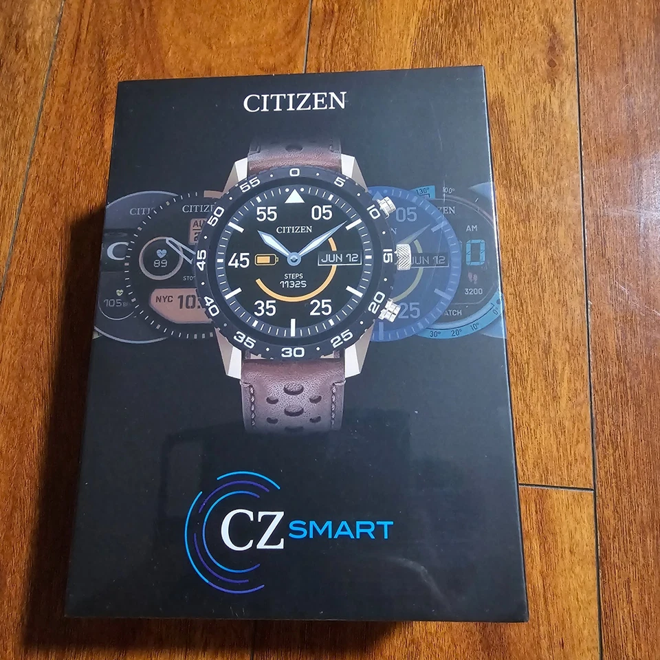 Citizen CZ Smart Touchscreen Brown Leather Smart Watch 44MM MX1016-28X - Image 2 of 3