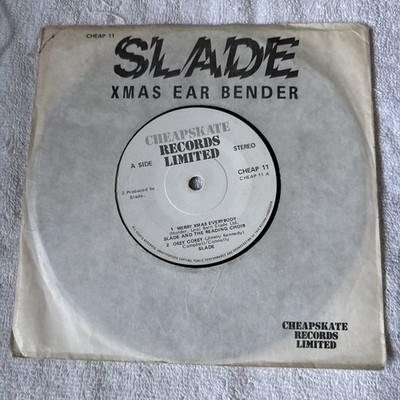 Slade    Xmas Ear Bender - UK  Vinyl 7'' Single Record